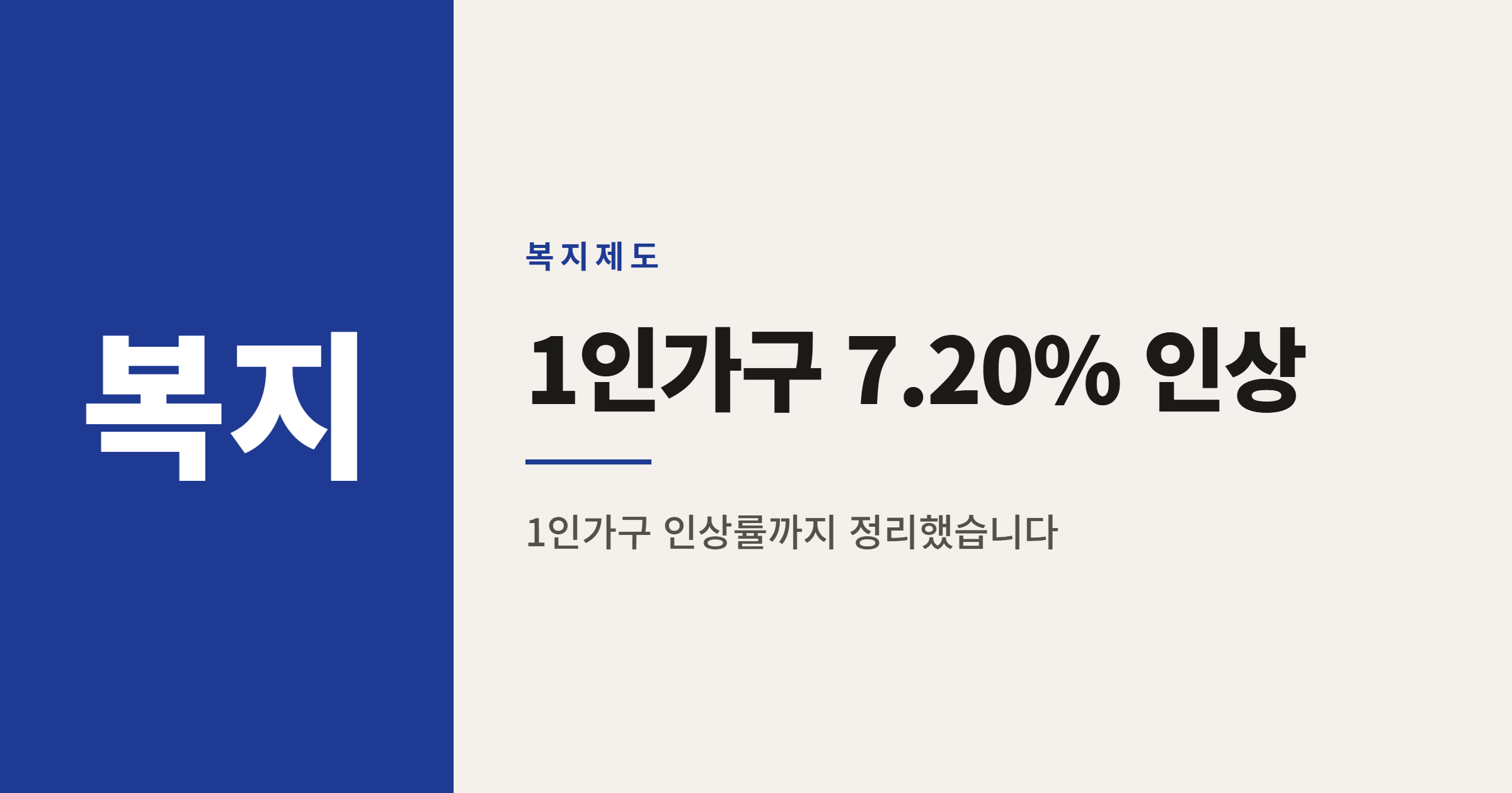 2026년 기준 중위소득 인상, 생계급여는 얼마나 오를까